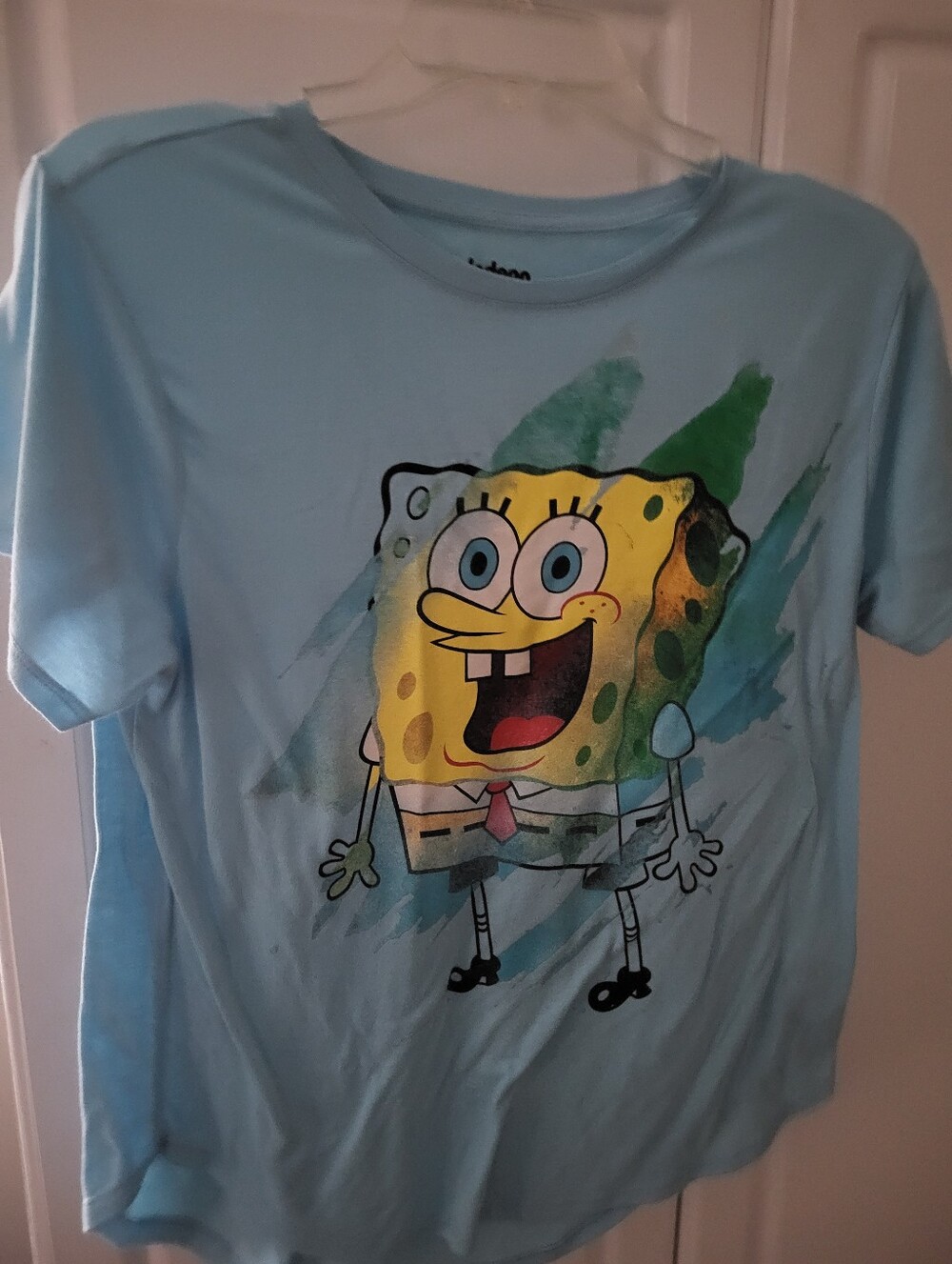 Sponge Bob Square Pants Nickelodeon T Shirt New Size 19